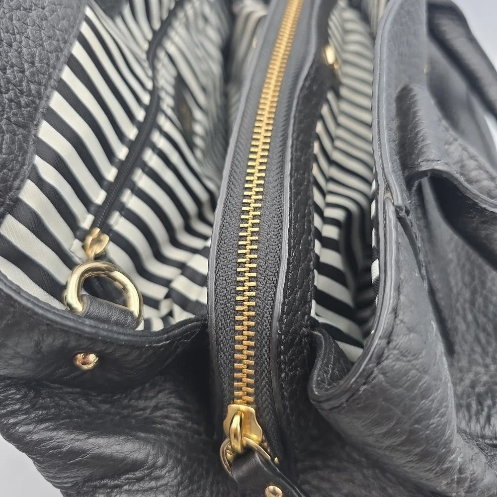 Kate Spade New York Southport Avenue SLOAN Black Leather Satchel DOCTORS BAG